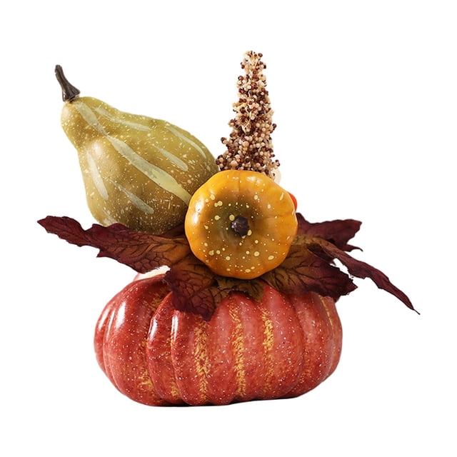 Calabaza artificial BLESIY decoraciones de Acción de Gracias Calabazas de Espuma Falsas