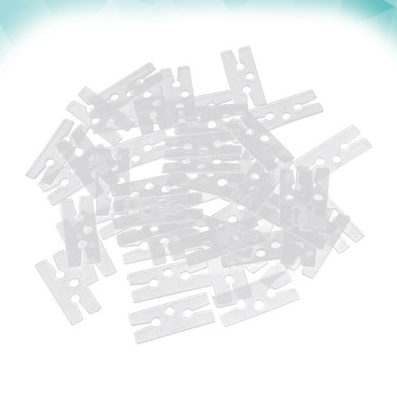 Dytern Party 250pcs Balloon Clip Ties H Shape Easy Sealing Balloons Cramp for Christmas Birthday Party Decoration