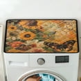 thumbnail image 5 of ZIATUBLES Washing Machine Cover Pad for The Top Dust Proof Washer and Dryer Machine Top Cover Mat for Laundry Room Home Deocr Accessories, 24 x 19.7 Inch, Butterfly Sunflower, 5 of 7