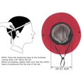 thumbnail image 5 of Sun Hat Wide Brim Summer Hat Beach Hat for Kids Adult Outdoor Sports Hiking UV Protection Foldable, 5 of 6