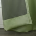 thumbnail image 4 of Sun Zero Kylee Energy Efficient Room Darkening Rod Pocket Curtain Panel, 54" X 108", Sage Green, 4 of 9