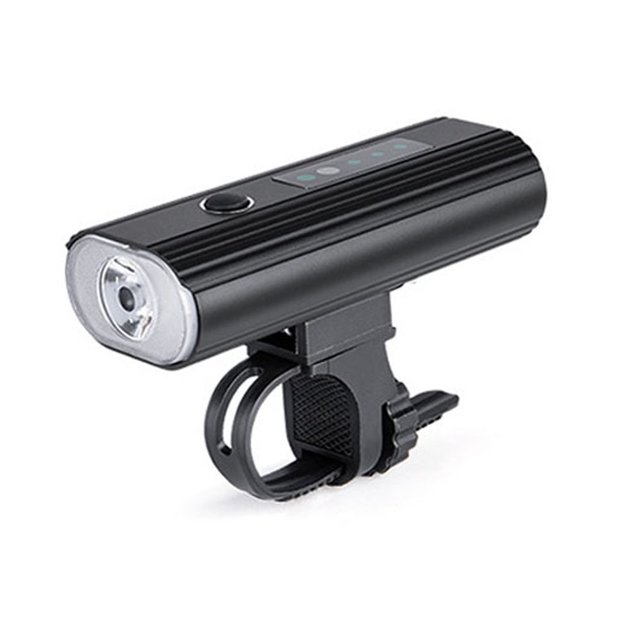 Luz de bicicleta USB Recargable Bicicleta Faro delantero Aleación de aluminio LED