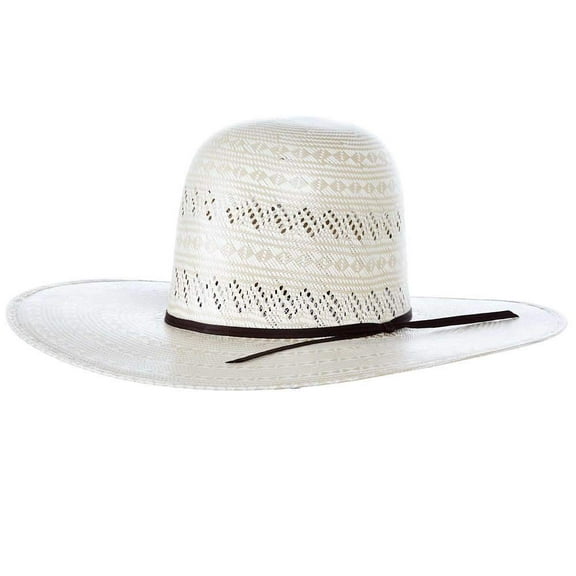 Rodeo King Mens RK Prime Time 41/2in Brim Straw Hat 73/8