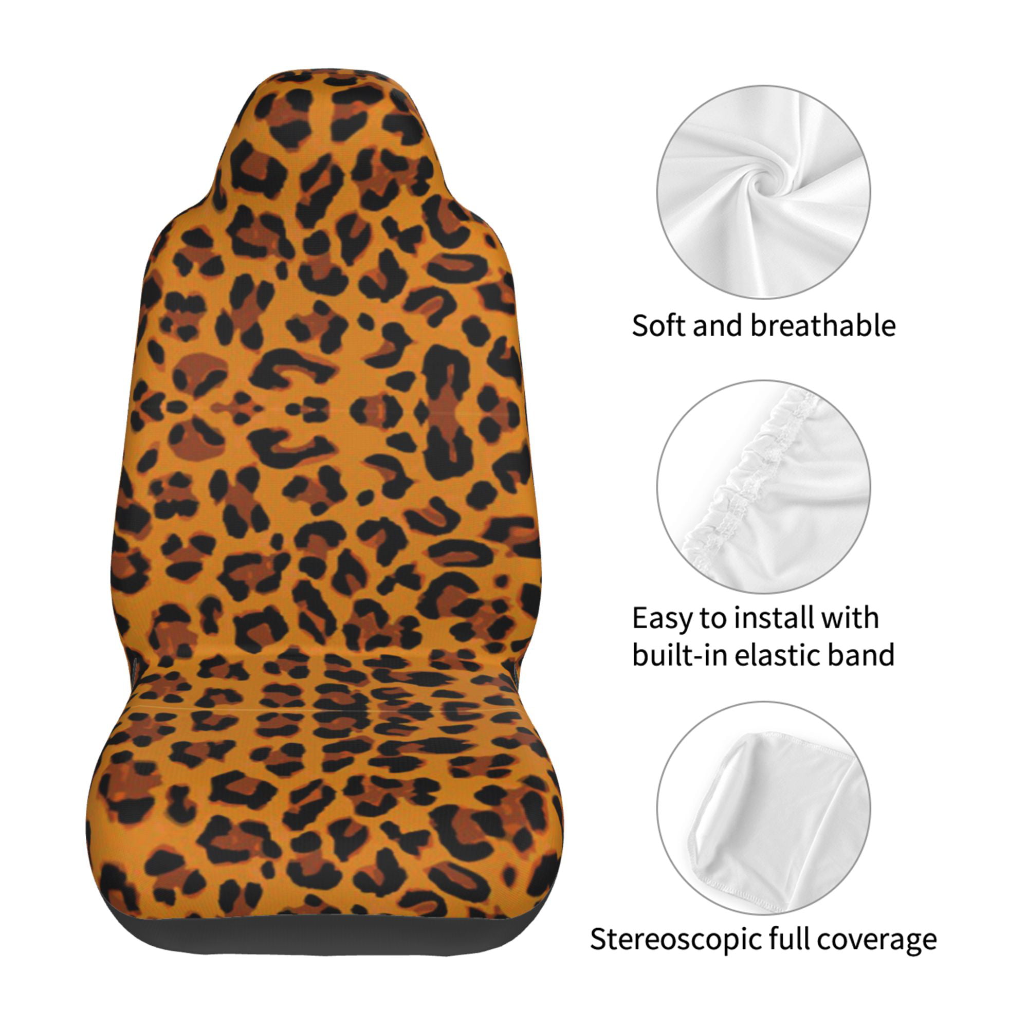Green Cheetah Print Car Seat Covers Custom Car Accessories Gifts Idea,Pack  of 2 Universal Front Seat Protective Cover - AliExpress