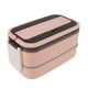 thumbnail image 3 of CAJA DE DOBLE CAPA, Fiambrera de Acero inoxidable de gran Capacidad Con Cubios, Caja Portátil A Prueba de Fugas para Microonda para El TrabaJo, La Escuela, La Oficina, 1400 ml, 3 of 7