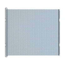 Retractable PVC Pet Fence Barrier for Doors - No-Drill Install, Jump-Proof Gate with Strong Snap Closures, Transparent Barrier for Cats and Dogs, Easy to Install