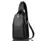 thumbnail image 1 of Bandolera DK86 de piel auténtica para mujer, bandolera, color negro, 1 of 7