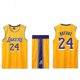 thumbnail image 1 of Kobe Bryant Camiseta De Baloncesto No.24 Lakers Amarillo Hogar Para Niños 2XL oso de fresa Electrónica, 1 of 1