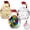 MIX-3, variant on Farmhouse Chicken Glass Canister Set – Cute Kitchen Storage Jars for Countertop Decor, Kitchen Rooster Spice Jar with Lid, Clear Glass Chicken Container for Sugar Pepper Salt Coffee & Treats
