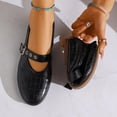 thumbnail image 5 of Miluxas Mary Jane Shoes Women Ballet Flats Round Toe Flat Womens Dressy Shoes Black 8.5(41), 5 of 9