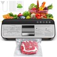 thumbnail image 2 of 85KPa Vacuum Sealer Machine, One- Automatic  Sealer with 15 Bags, Dry/Moist/Seal/Manual/External Vac, 7MM Heating wire, Compact Easy-Clean for  Storage and Sous Vide, 2 of 6
