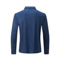 thumbnail image 5 of WREESH Mens Long Sleeve Quarter Zip Polos Shirt Business Casual Golf Top Office Work Smart Lapel Shirt Lightweight Summer 2025, 5 of 9