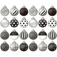 thumbnail image 2 of HongHeng Clearance Under $2.00 24Pcs Christmas Balls Christmas Ornament Set Christmas Wooden Decoration Hanging Christmas Tree Decoration, 2 of 3