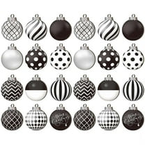 OAVQHLG3B 24 Pcs Christmas Balls Decoration Christmas Tree Decorations Wooden Hanging Christmas Ornament Balls for Holiday Wreath Xmas Tree Decor Colorful Ball for Party Event