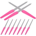 thumbnail image 3 of Miangastore 10pcs Nail File Metal Nail File Double-sided Fingernail Files Nail Files for Acrylic Nails, 3 of 8