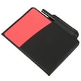 thumbnail image 4 of 1 juego de tarjetas de árbitro con colores rojo y amarillo, completo con un práctico libro de registro y un lápiz adecuado para juegos de fútbol, ​​voleibol y rugby, 4 of 4