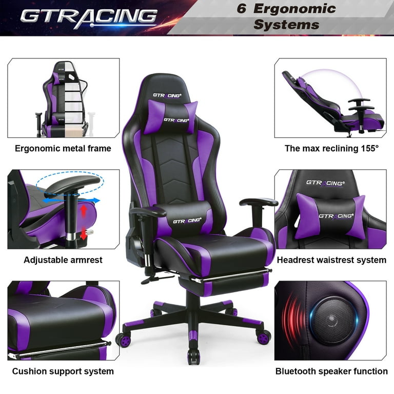 Gtr racing 2025 chair bluetooth