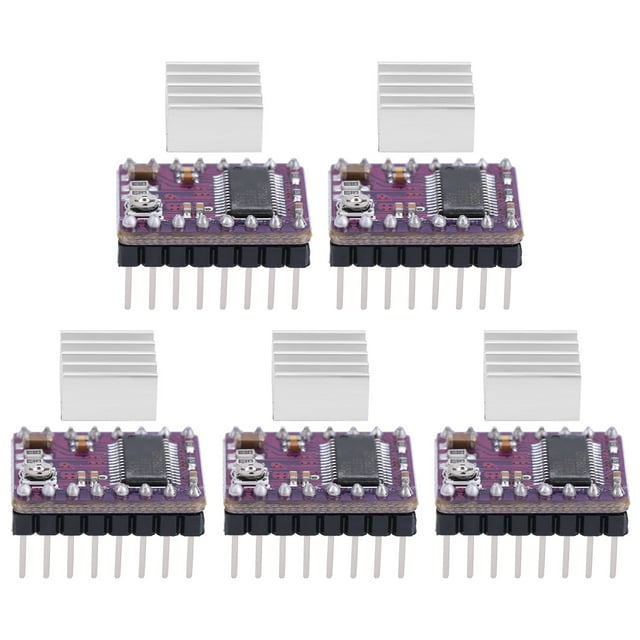 5Pcs Stepper Motor Driver Module 4-Layer PCB Board 3D Printer Accessories DRV8825
