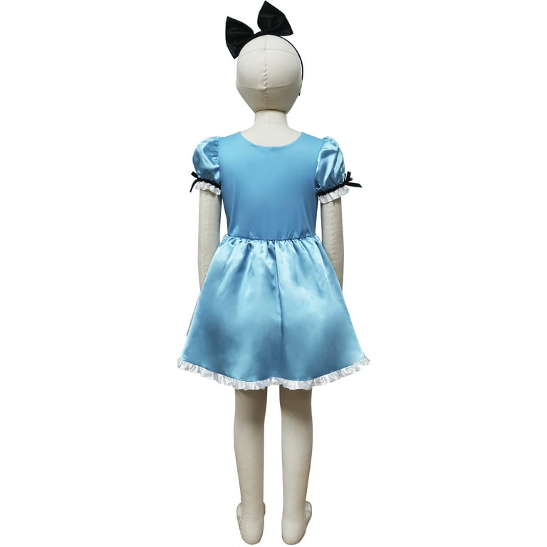 Alice Dress . Baby Girl Dress. Alice Wonderland Birthday Dress. Sparkle  Alice Dress. for Special Occasion. Handmade 