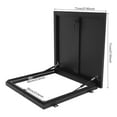 thumbnail image 5 of 28" Black Aluminum Roof Hatch - Square Access Door with Hydraulic Rod, 23.6" Opening, 5 of 15