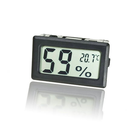 Mini Thermometer Hygrometer, EEEKit Indoor LCD Digital Electronic Temperature Humidity Meter Gauge for Kitchen Garden Baby Room Classroom,