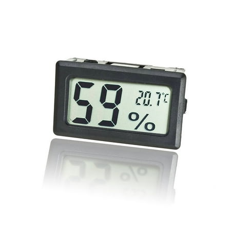 Mini Thermometer Hygrometer, EEEKit Indoor LCD Digital Electronic Temperature Humidity Meter Gauge for Kitchen Garden Baby Room Classroom, (Best Temperature For Room)