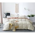 thumbnail image 1 of Ensemble de Literie d'Automne Réversible, Couette Douce Beige-Rose, 1 of 2