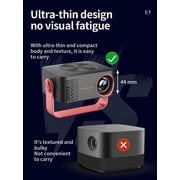 Mini Projector with WiFi , Native 1080P Projector , Projectors for Outdoor Movies Home Theater Built-in Speaker Android11 Dual WiFi6 Allwinner 1080p Compatible with iPhone/Android/PS4/Laptop