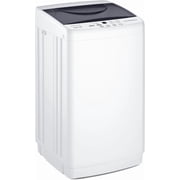 TINKLE WELL Portable Washing Machine, 7.7 lbs Full Automatic Compact Mini Washer, 10 Wash Cycles, LED Display, Auto Balance Detection for Apartment, Dorm, RV & Home, White
