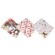 thumbnail image 1 of Juego de 3 piezas de papel de regalo de 51x75cm, hojas plegadas con estampado para caja de regalo de boda Floral a cuadros, 1 of 8