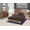 Dark Brown, variant on Modern Hotel Collection Nena Reversible Quilt Coverlet Set, Solid Color, Twin Size Purple