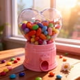 thumbnail image 3 of Heart Shaped Candy Dispenser, Valentine Candy Dispenser Machine, Valentines Day Mini Gumball Machine for Party Favor, Teacher Gifts, and Valentine's Day Exchange Treats (1pcs), 3 of 7