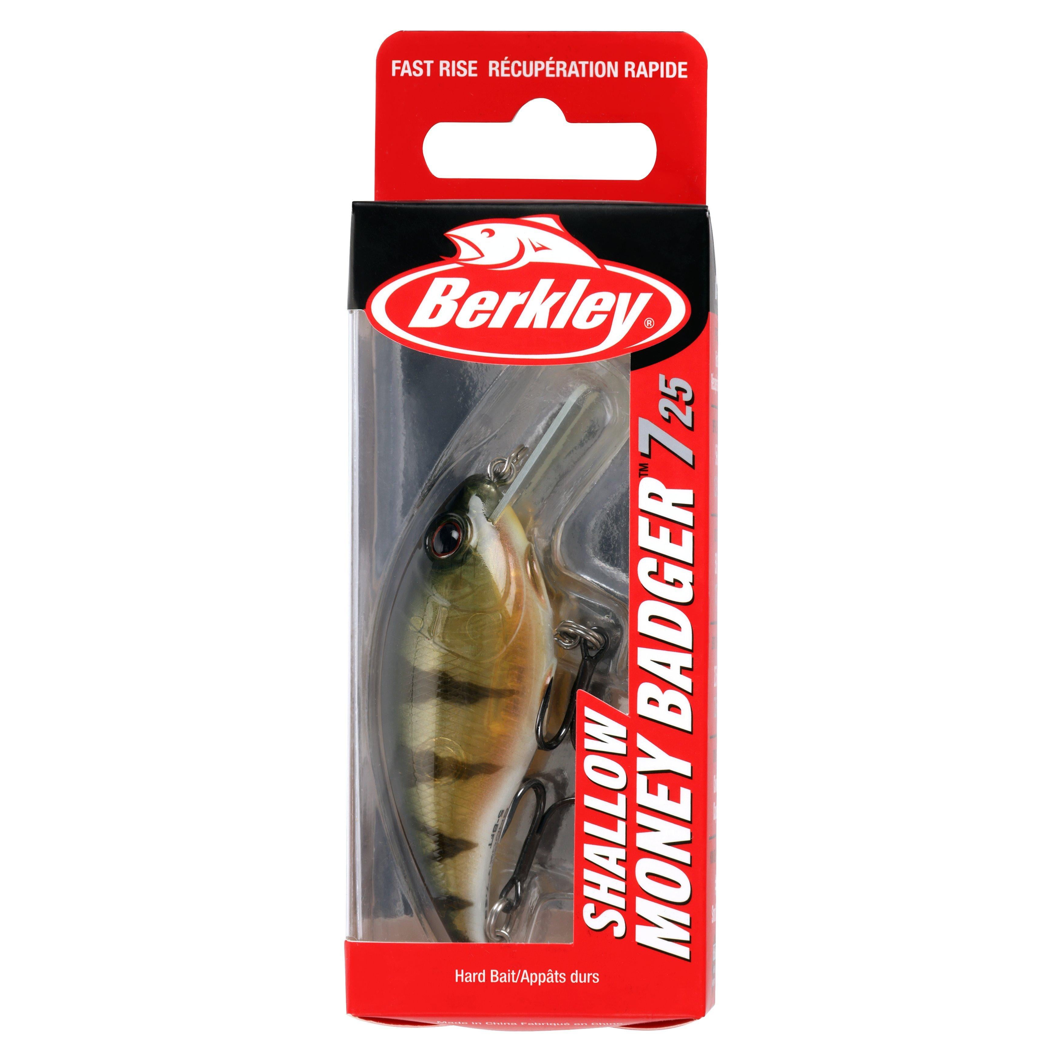 Shallow Money Badger Fishing Crankbait, 2.75 in, Perch