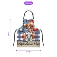 thumbnail image 5 of Patriotic Brittany Spaniel 4th of July Independence Paws Apron Brittany Dog Lover Gifts Idea for Cooking Grilling Baking Painting Gardening - 02010, 5 of 5