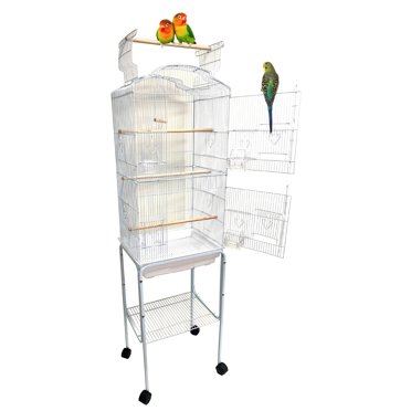 53'' Large Bird Cage Budgie Cage For Parakeets Cockatiels Conures Lovebirds Parrots With Rolling 53'' Large Bird Cage Budgie Cage For Parakeets Cockatiels Conures Lovebirds Parrots With Rolling