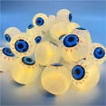 thumbnail image 5 of Halloween LED String Lights with 20 Glowing Eyeballs,2.5ft Battery Operated Decorations for Indoor Outdoor Party,Spooky Ghost Eye Lights for Halloween Festival,Haunted House,Garden Decor, 5 of 5
