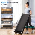 thumbnail image 3 of MJWW Walking Pad Treadmill with 6% Incline and Remote Control,Under Desk Treadmill for Home&Office, 250 lbs Weight Capacity, 3 of 9