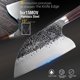 thumbnail image 4 of Cuchillo de Carnicero Hecho a Mano, Cuchillos de Cocina Falsos, Cuchillo Chino para Cuchillas, Herramienta de Cocina de Acero con Alto Contenido de Carbono y Mango de Madera, 4 of 8
