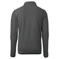 thumbnail image 3 of Men's-Cutter & Buck  Gray Atlanta United FC Cascade Eco Fleece Quarter-Zip Jacket, 3 of 3