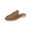 Coffee, variant on Womens Mules Slip on Shoes Loafers Style Metal Accents Soft Insole Lightweight Sole Suede Like Material Versatile Colors Casual Comfort Footwear Coffee