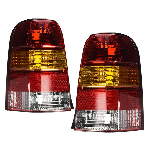 EPIC LIGHTING OE Style Halogen Tail Lights Assembly Replacement for FORD 01-07 ESCAPE [ FO2818102 FO2819102 6L8Z13405DA 6L8Z13404DA ] Pair