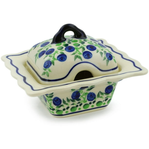 Polish Pottery 2 Oz Sugar Bowl Blue Dream Theme Hand Painted In Boleslawiec Poland Certificate Of Authenticity Walmart Com Walmart Com