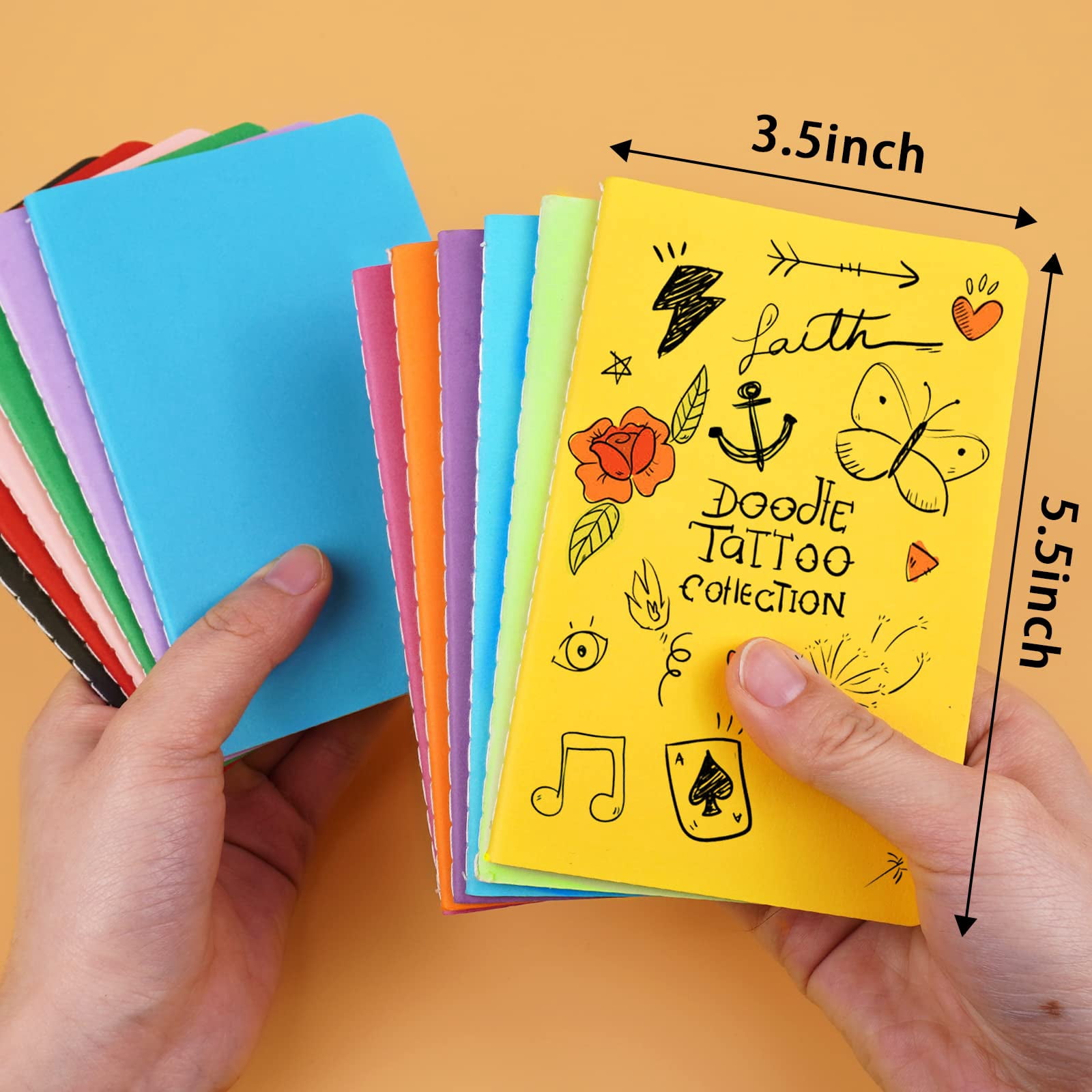 Small Lined Notepads Bulk 60 Pack (30 Sheets/60 Pages) Mini Journal Pocket Notebooks Set Colorful Cover For 3.5 X 5.5 Inches
