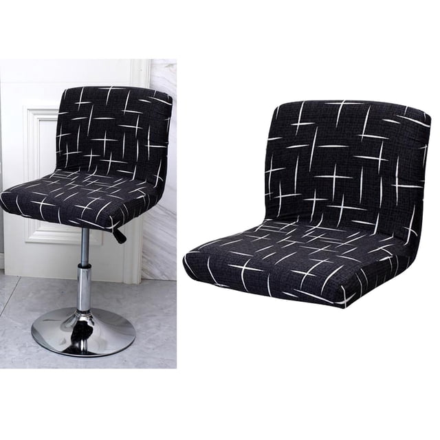 Funda para Taburete de Bar Macarena Silla de Cubierta Poliéster Suave Respaldo Bajo