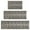 Geometric Diamond Striped, variant on White Geometric Diamond Chevron Pattern Kitchen Rugs Sets Of 3,Kitchen Runner Rugs Non Skid Washable,Decorative Kitchen Floor Mats for Kitchen,Sink,Laundry,17"x30" 17"x47" 17"x59"