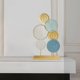 thumbnail image 4 of Escultura de pared de espejo Chic Shabby Round Metal Wall Art Decor Estatuas De Mesa 22x8x37.5cm SM SunniMix Arte de metal Escultura de pared Estatuas Hogar Sala de estar, 4 of 5