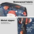 thumbnail image 4 of Santa Claus Digital Pouch with Oxford Cloth, Waterproof, 5.9x9.44x3.14 in, for Hard Drive Bags, USB Pouch, Charger Cord Organizer, Cable Organizer Clips, 4 of 6
