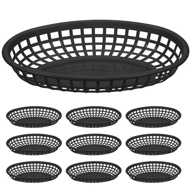 10Pcs Snack Basket Catering Tray Decorative Container Sundries Holder Basket for Snack