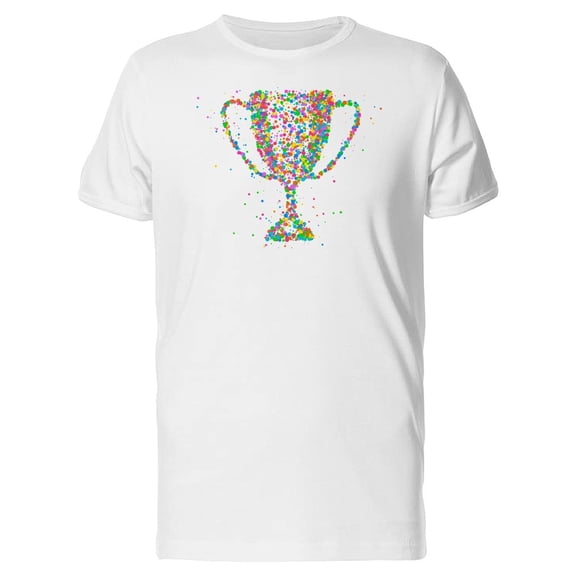 Colorful Winner Cup Doodle Tee Men's -Image by Shutterstock