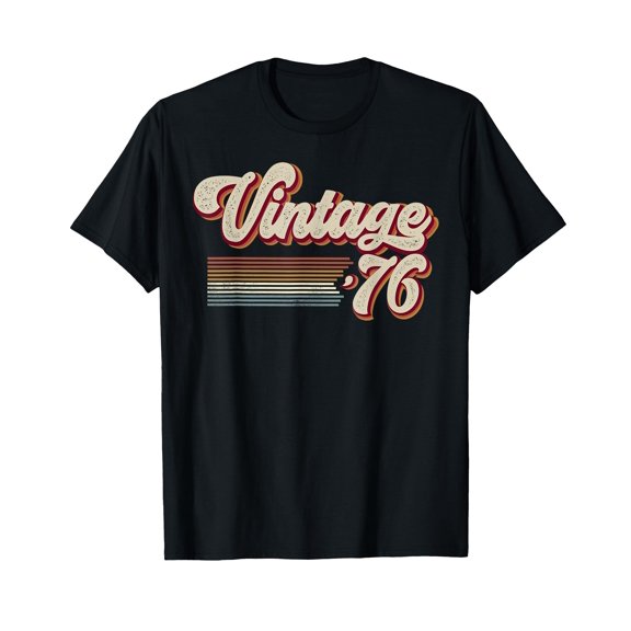 Vintage 1976 Retro Sunset Classic 50-Year-Old 50th Birthday T-Shirt